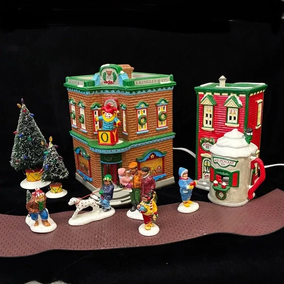 Department 56 Saturday Morning Downtown & The Whole Family Goes Shopping - Picture 3 of 16